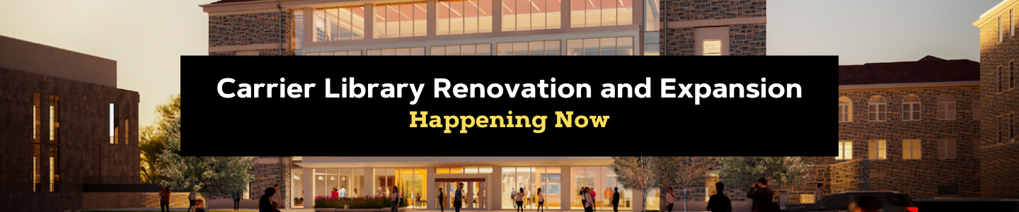 Carrier Library Renovation and Expansion Happening Now