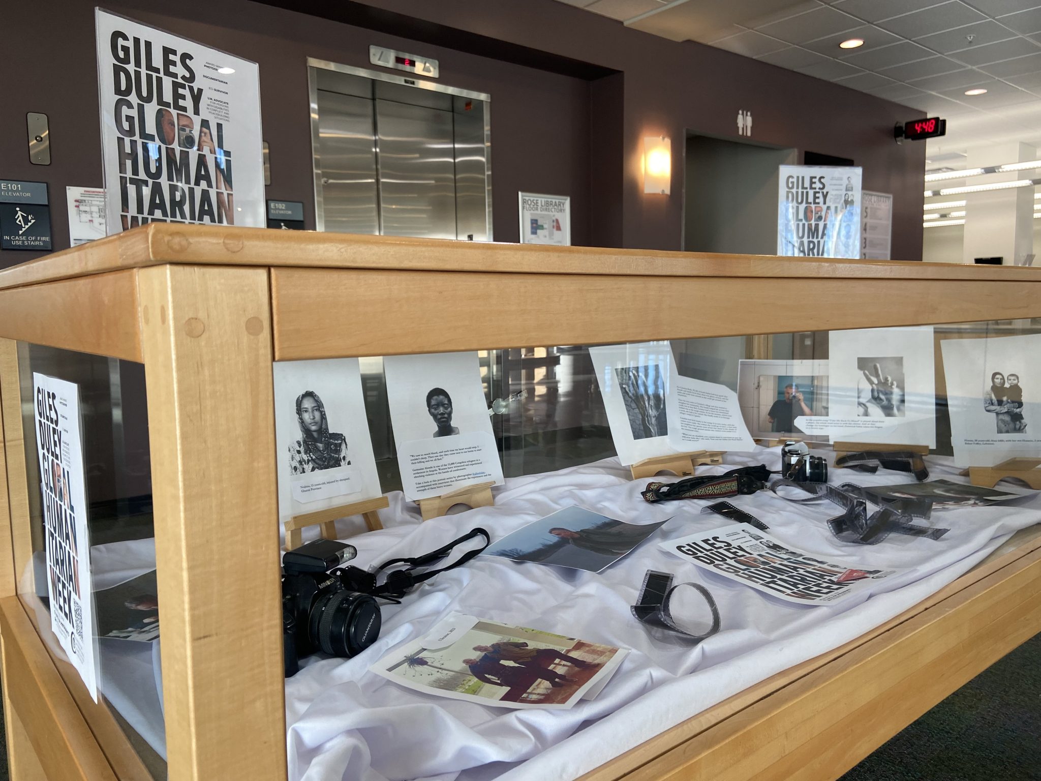 Global Humanitarian Week Exhibit in Rose Library JMU Libraries